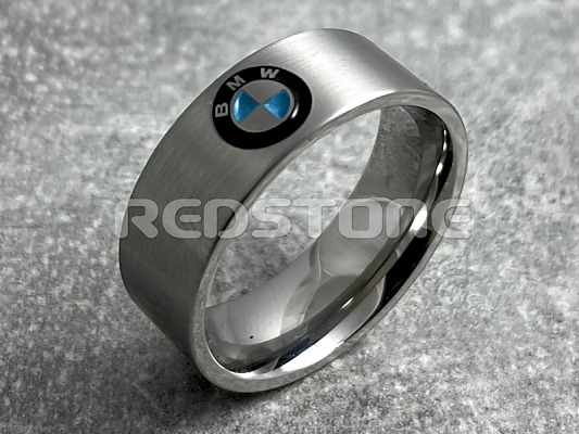 Ocelový prsten BMW